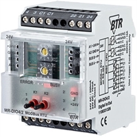 Модули ввода-вывода MR-DIO4/2, Metz Connect, RS485 Modbus, 4x цифровых 220В, 2x переключающих  (SPDT), 24В, AC; DC. Артикул 1108331326